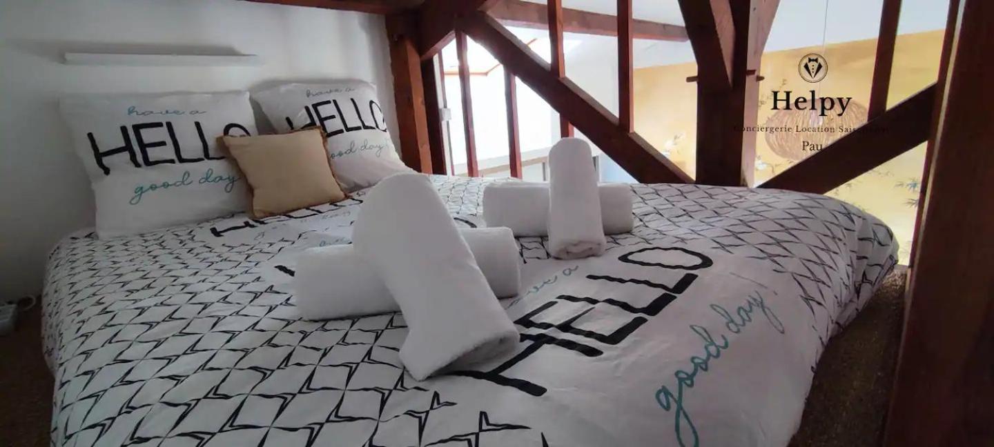Apartment Maisonnette 2 A 4 Pers- Jardin Privatif Cloture- Calme- Stationnement Gratuit- Pau Ouest *
